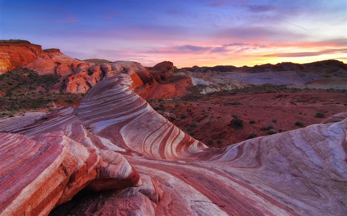 砂漠、岩、空、赤、アメリカ 壁紙 ピクチャー