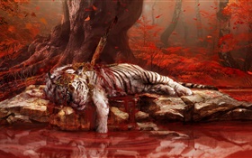 ファークライ4、虎の死者 HDの壁紙