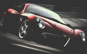 アルファロメオ赤いスーパーカー HDの壁紙