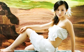 美しいアジアの女の子、ファッション HDの壁紙