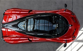 フォルツァモータースポーツ5、赤いスーパーカーのトップビュー HDの壁紙
