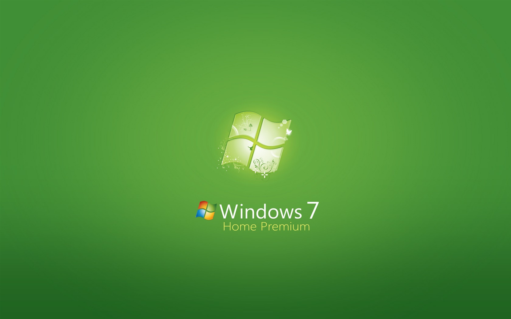 Windows 7のホームプレミアム 緑の背景 デスクトップの壁紙 1680x1050 壁紙をダウンロード Ja Hdwall365 Com