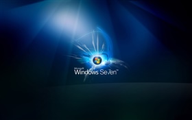 Windowsのセブン抽象的な背景