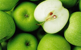 グリーンりんご、フルーツクローズアップ HDの壁紙