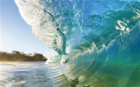 ウェーブ破壊海岸、マウイ島、ハワイ HDの壁紙