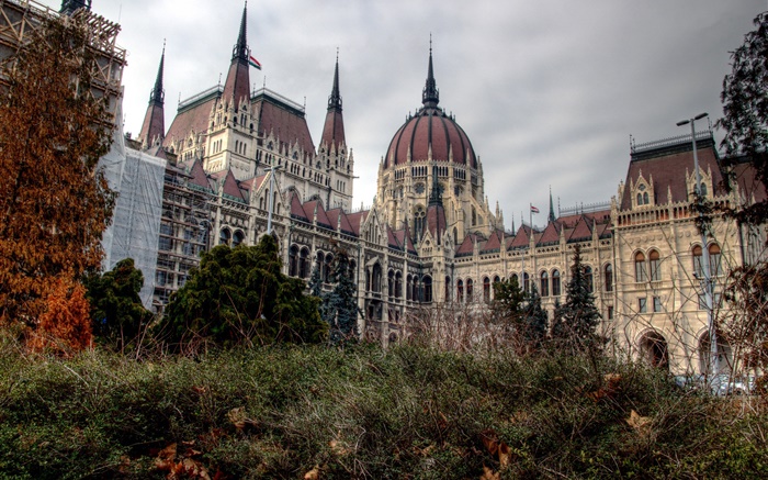 ブダペスト、ハンガリー、市、議会、建物 壁紙 ピクチャー