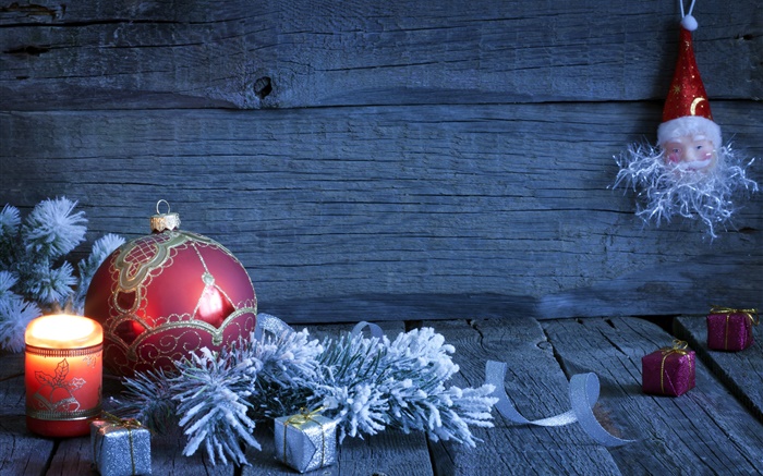 メリークリスマス、装飾、ギフト、キャンドル、ボール 壁紙 ピクチャー