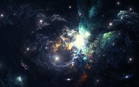 美しいスペース、星雲、銀河 HDの壁紙