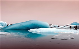 海、氷、青 HDの壁紙