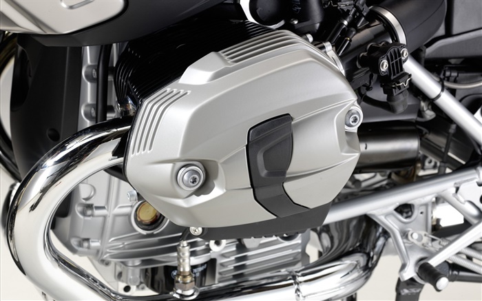 BMWのオートバイのエンジンクローズアップ 壁紙 ピクチャー