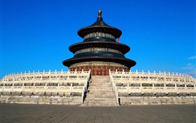 北京紫禁城、タワー、階段 HDの壁紙