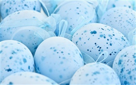 イースター、青、卵、微塵 HDの壁紙