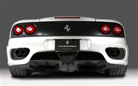 フェラーリF430スーパーカーのお尻クローズアップ