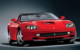 フェラーリ赤いコンバーチブル車 HDの壁紙