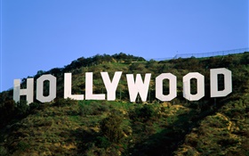 傾きのハリウッドのロゴ HDの壁紙