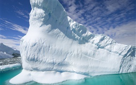 氷山、海 HDの壁紙