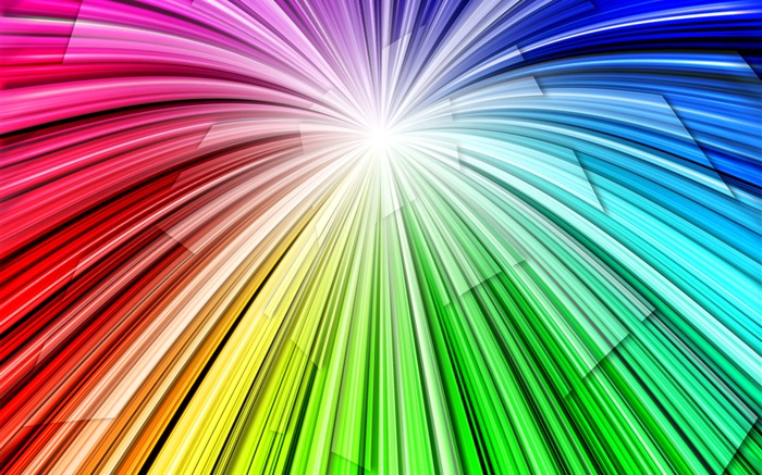 光回線の虹、抽象的な背景 壁紙 ピクチャー