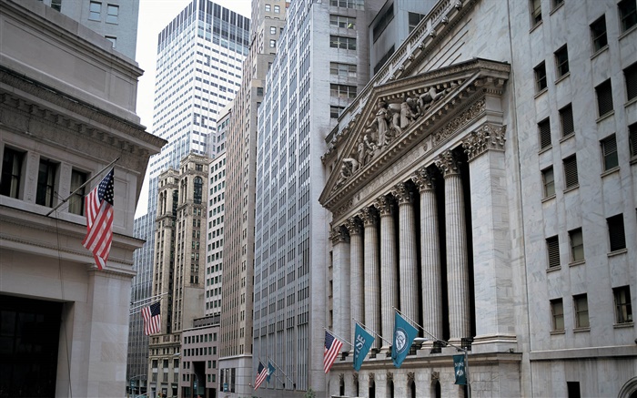 ニューヨーク証券取引所、高層ビル、USA 壁紙 ピクチャー