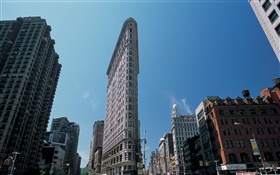 ニューヨーク、市、高層ビル、USA