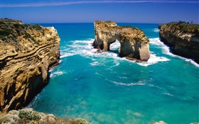海、海岸、岩、オーストラリア HDの壁紙