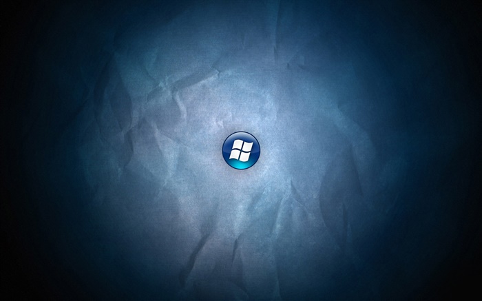 Windows 7のロゴ、青色の背景 壁紙 ピクチャー