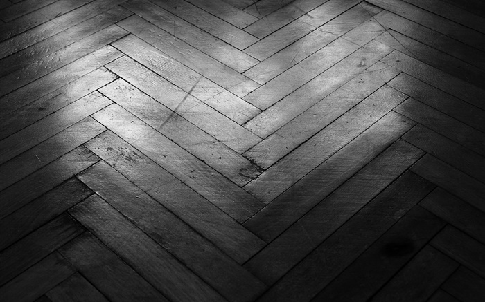 木製の床、黒と白のスタイル 壁紙 ピクチャー