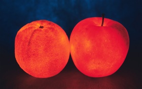 光果物、オレンジ、リンゴ HDの壁紙