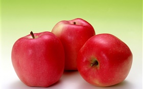 フルーツマクロ撮影、赤りんご HDの壁紙