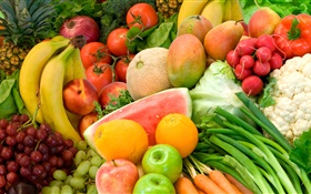 野菜、果物、静物クローズアップ HDの壁紙