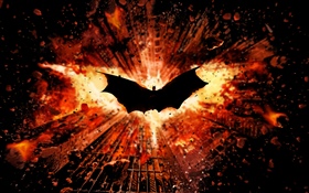 バットマン、翼、街 HDの壁紙