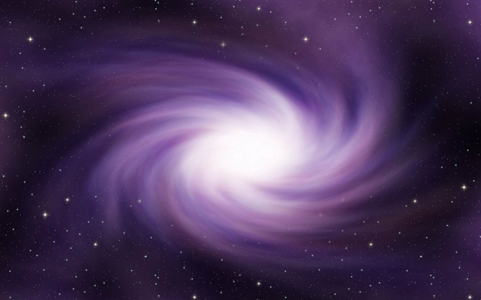 紫色の銀河、宇宙 壁紙 ピクチャー