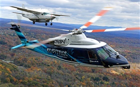 ヘリコプター、飛行機、飛行 HDの壁紙